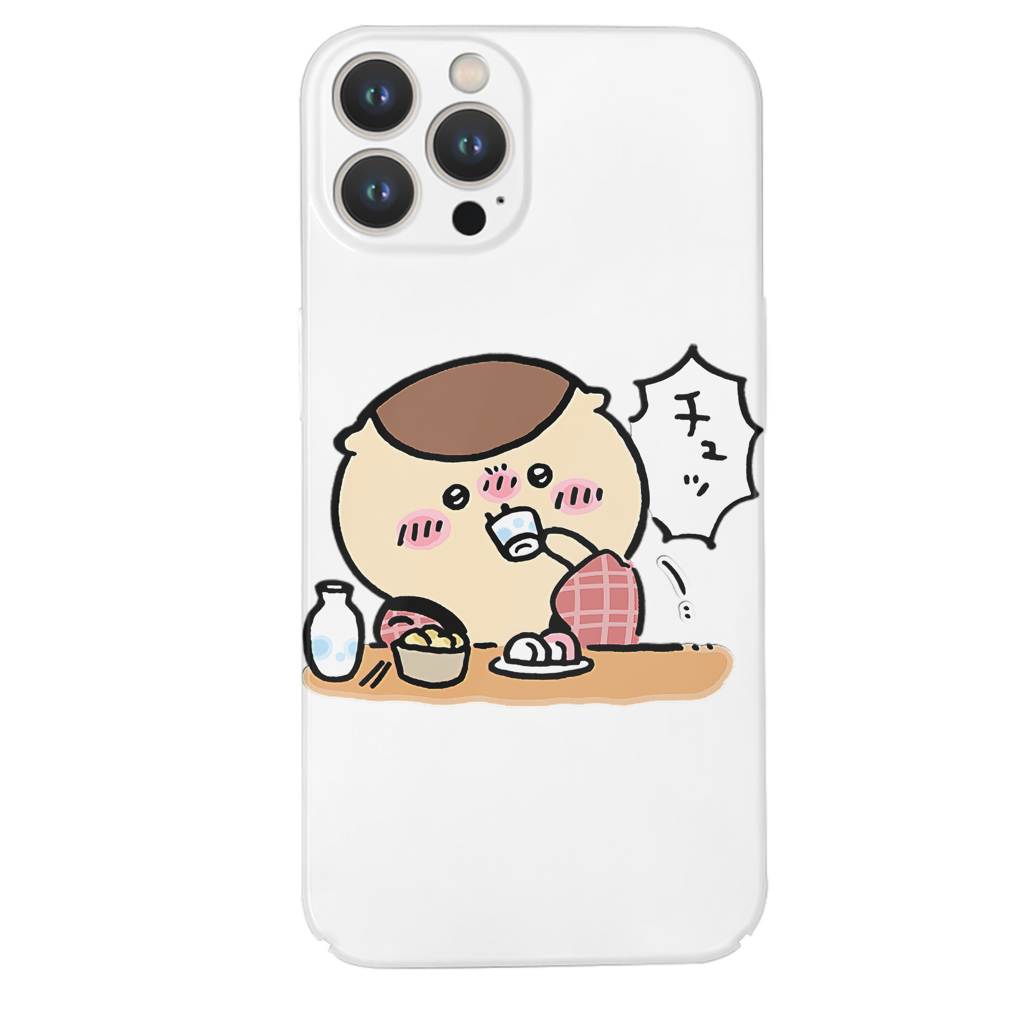 （画像用） ちいかわ くりまんじゅう Chii-kawa kuri manjū 【iPhone 14シリーズ対応】ハードケース